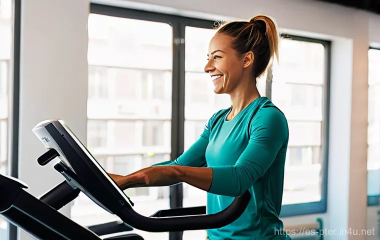 퍼스널트레이너와 관련된 건강보험 정보 - **Vibrant Wellness Hub in Spain:** A bright, modern fitness center in a Spanish urban setting, bustl...